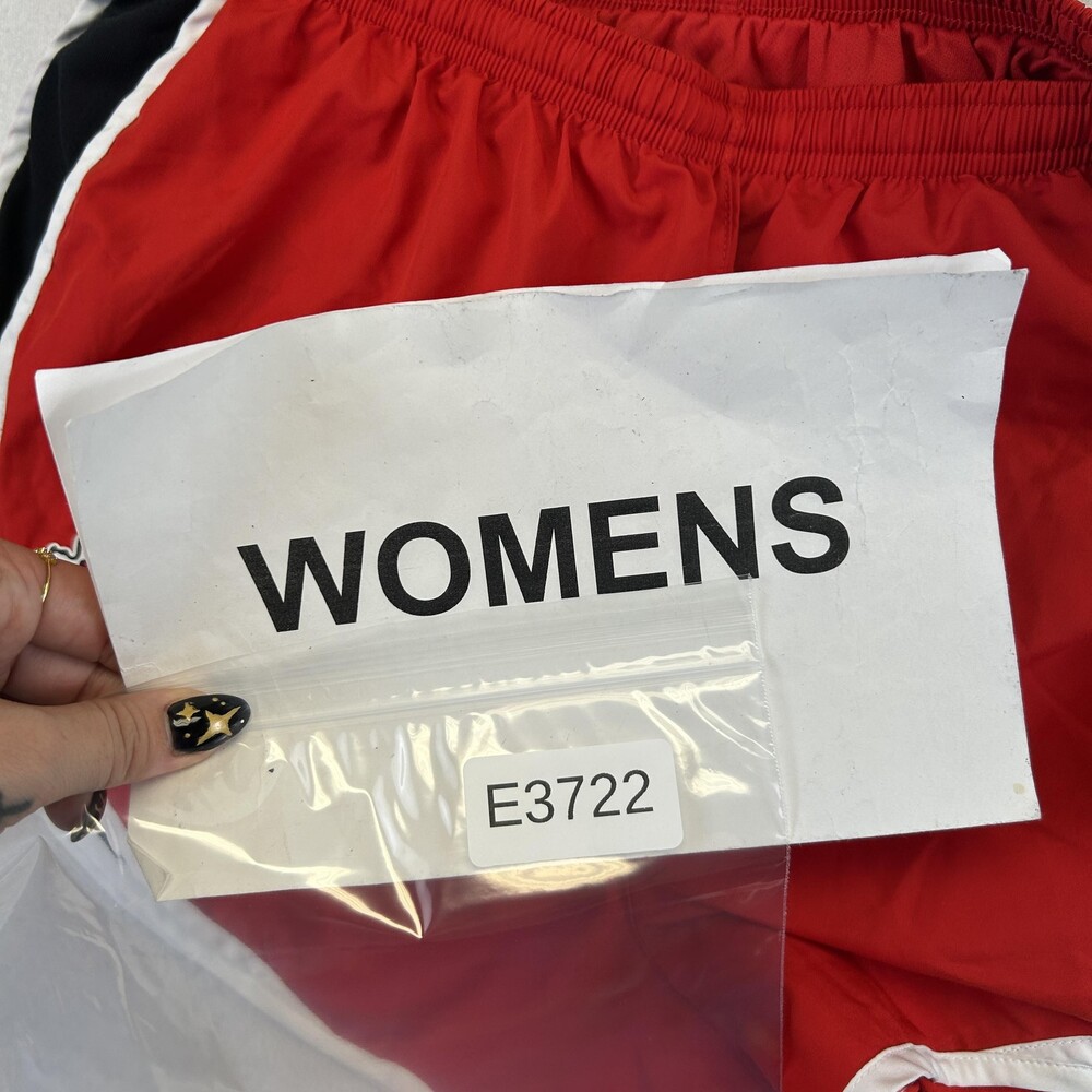 Kansas City Chiefs Shorts Womens Large Red NFL Football Nike Dri Fit Running - Picture 14 of 14